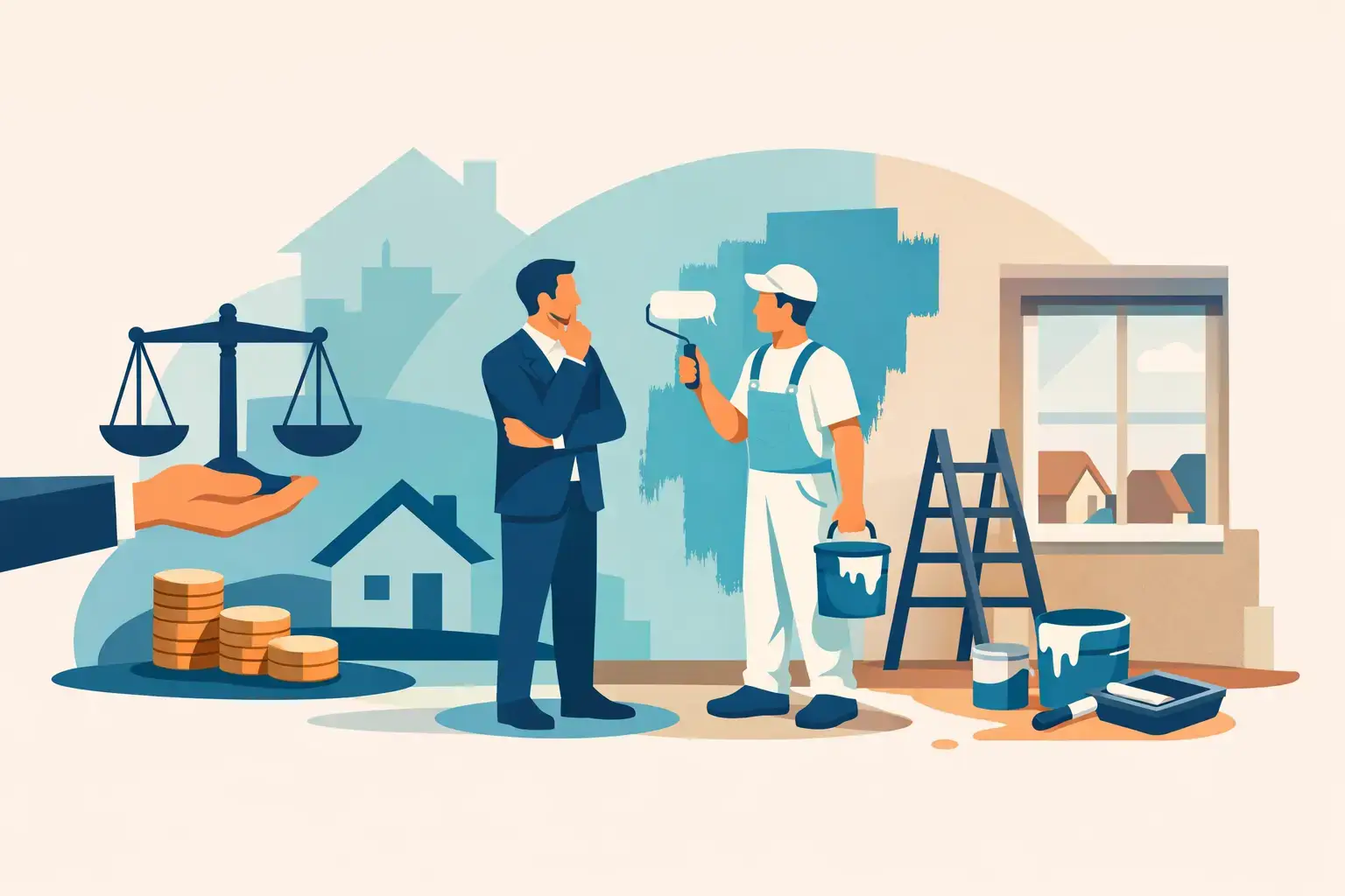 Wie betaalt schilderwerk huurwoning?